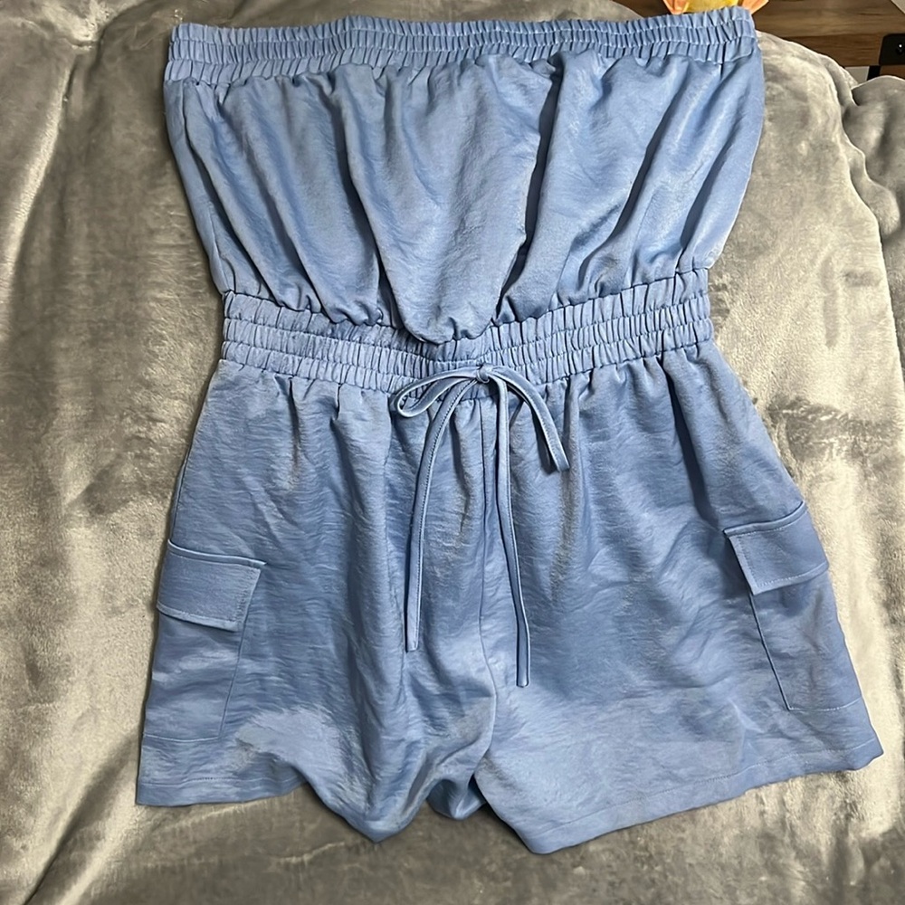Blue cargo shorts jumper size Large